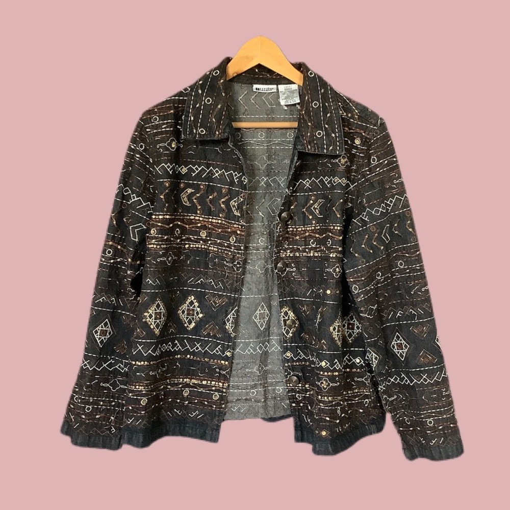Vintage Embroidered Jacket ⭐️